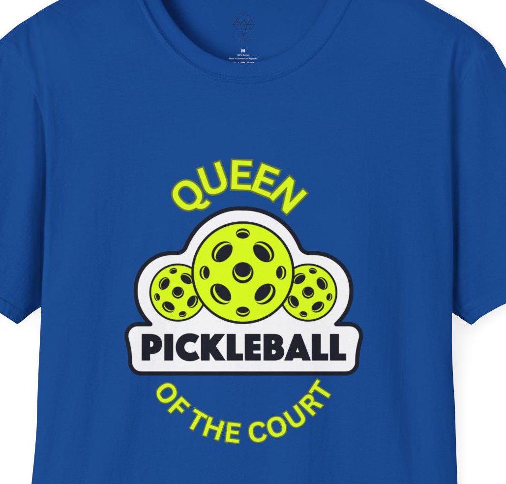 Pickleball Queen T-Shirt, Uni-sex Tee, Short sleeved shirt, leisure activities