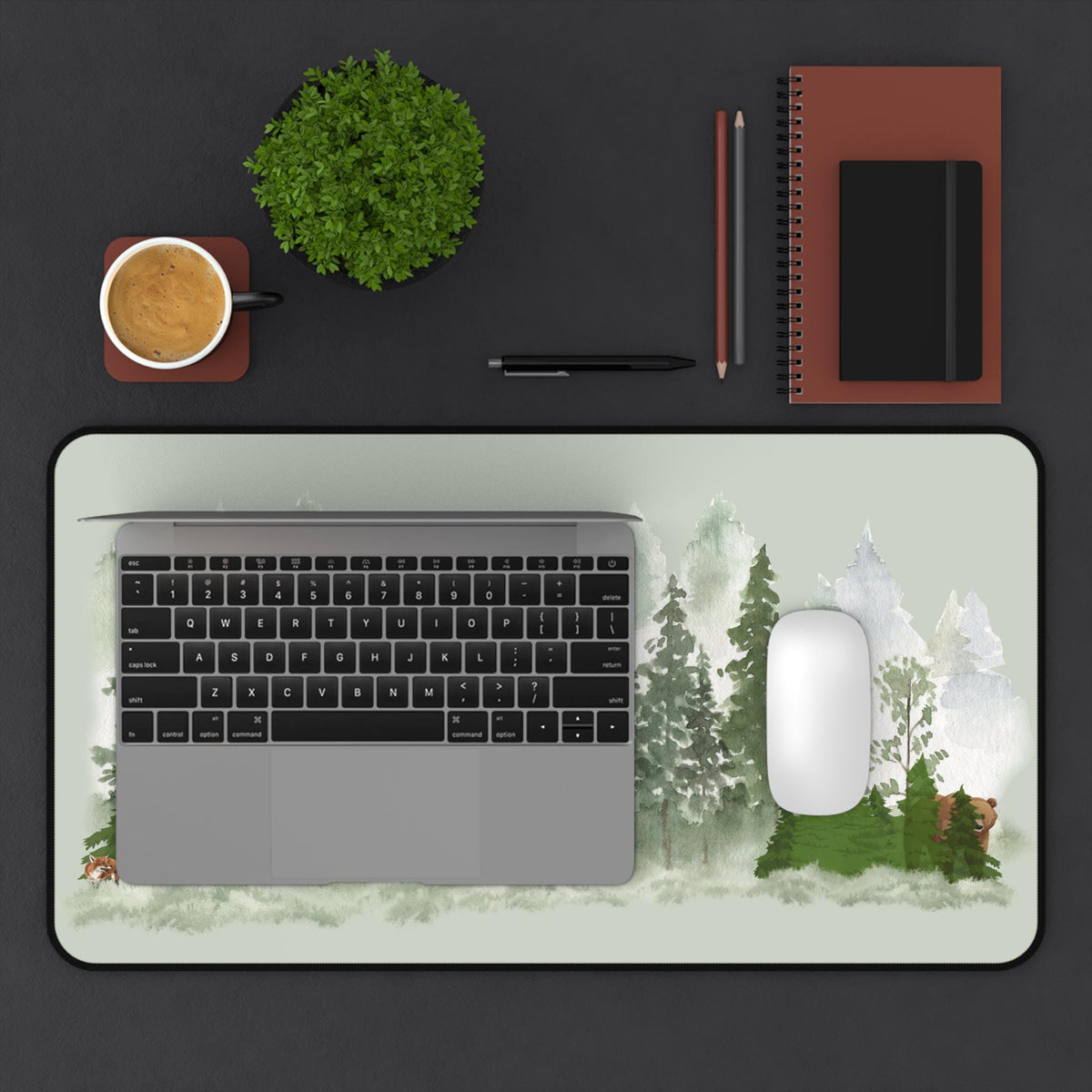 Forest Desk Mat: Eco-Friendly Workspace Accessory for Nature Lovers
