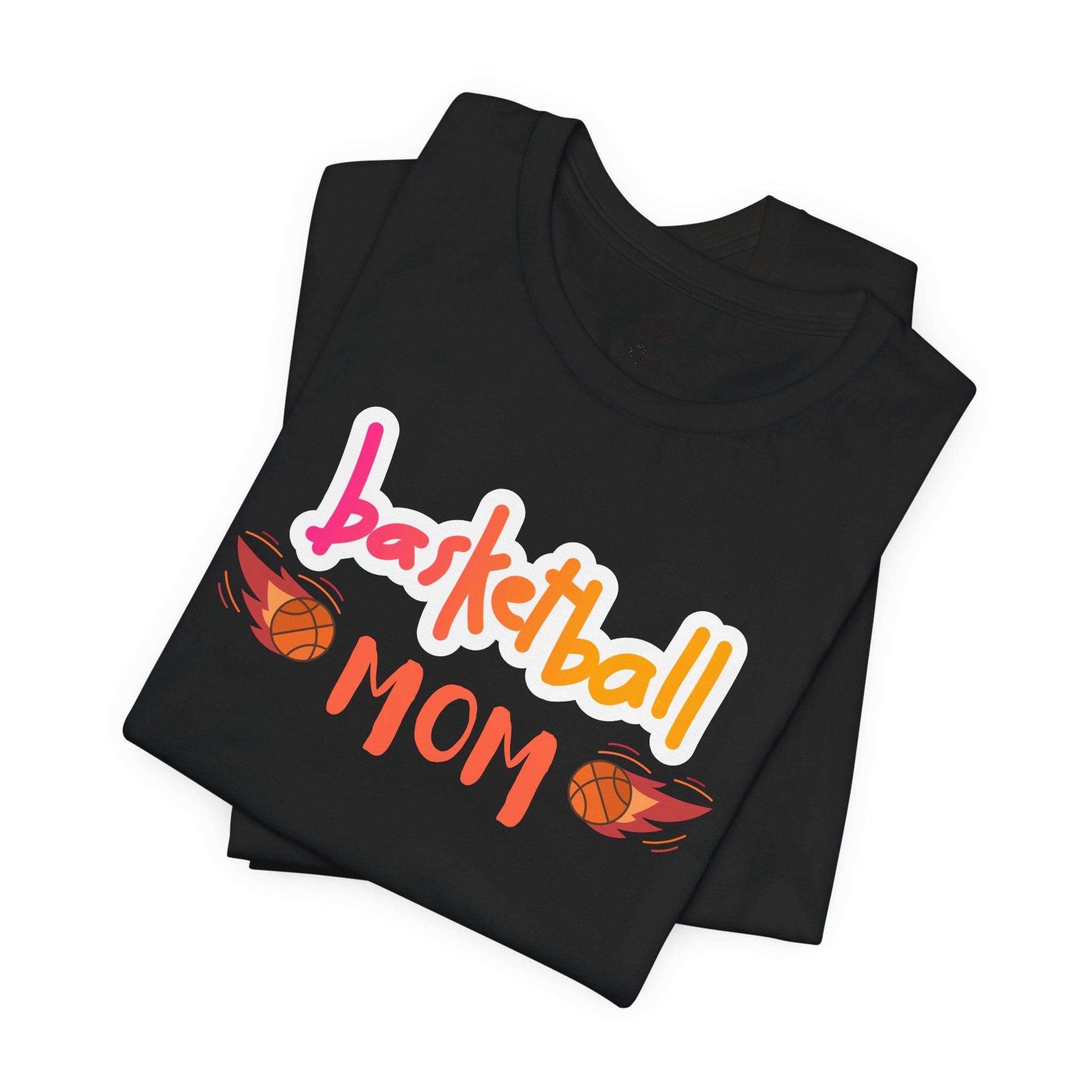 Basketball Mom Tee: Unisex Jersey Cotton Sports Shirt