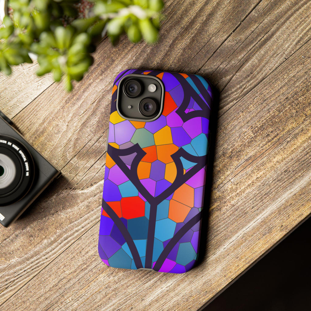 Stained Glass iPhone Case | Faux Stained Glass Phone Cover