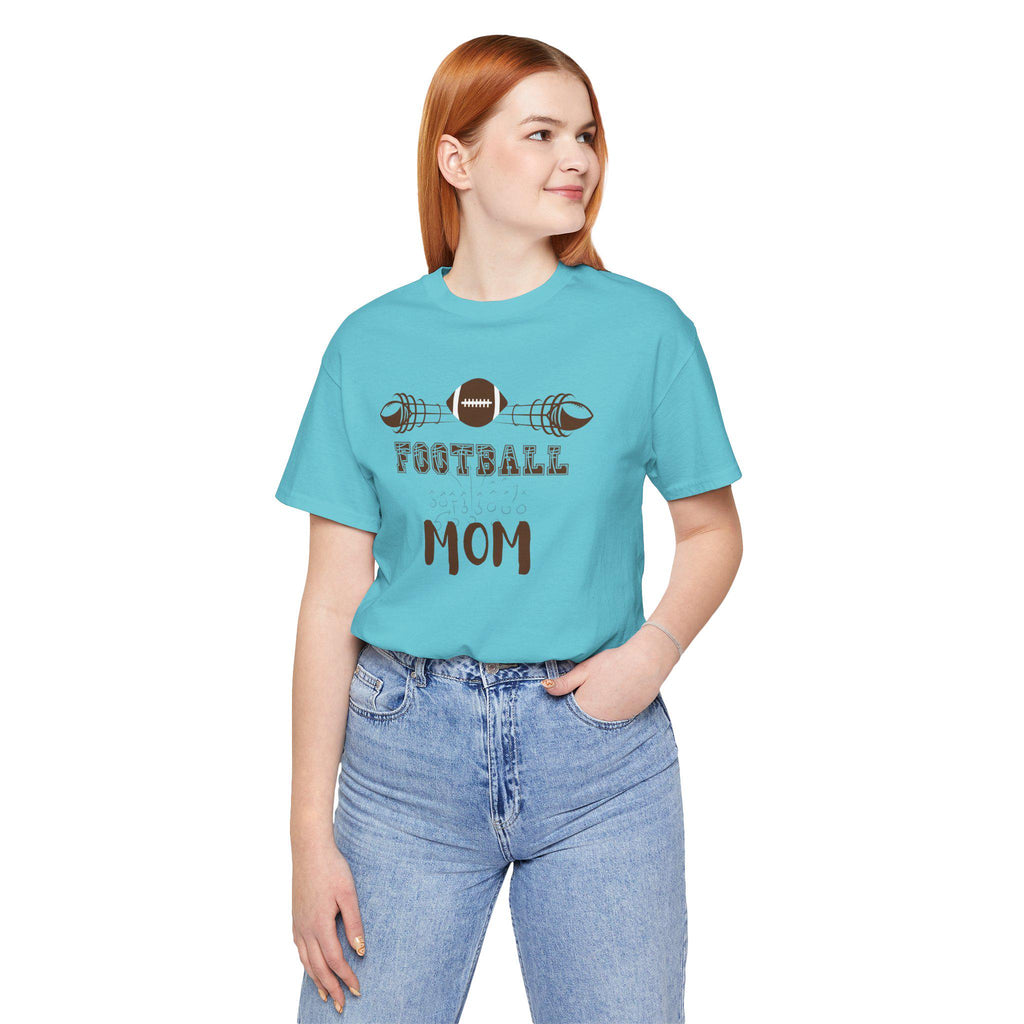 Football Mom Tee: Game Day Comfort - Unisex Cotton Jersey