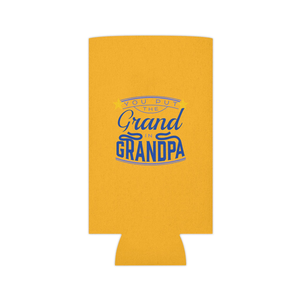 Can Cooler for Grandpa, Funny Gift for Grandfather, Outdoor BBQ Accessory, Party Favor, Beer Sleeve, Can Insulation