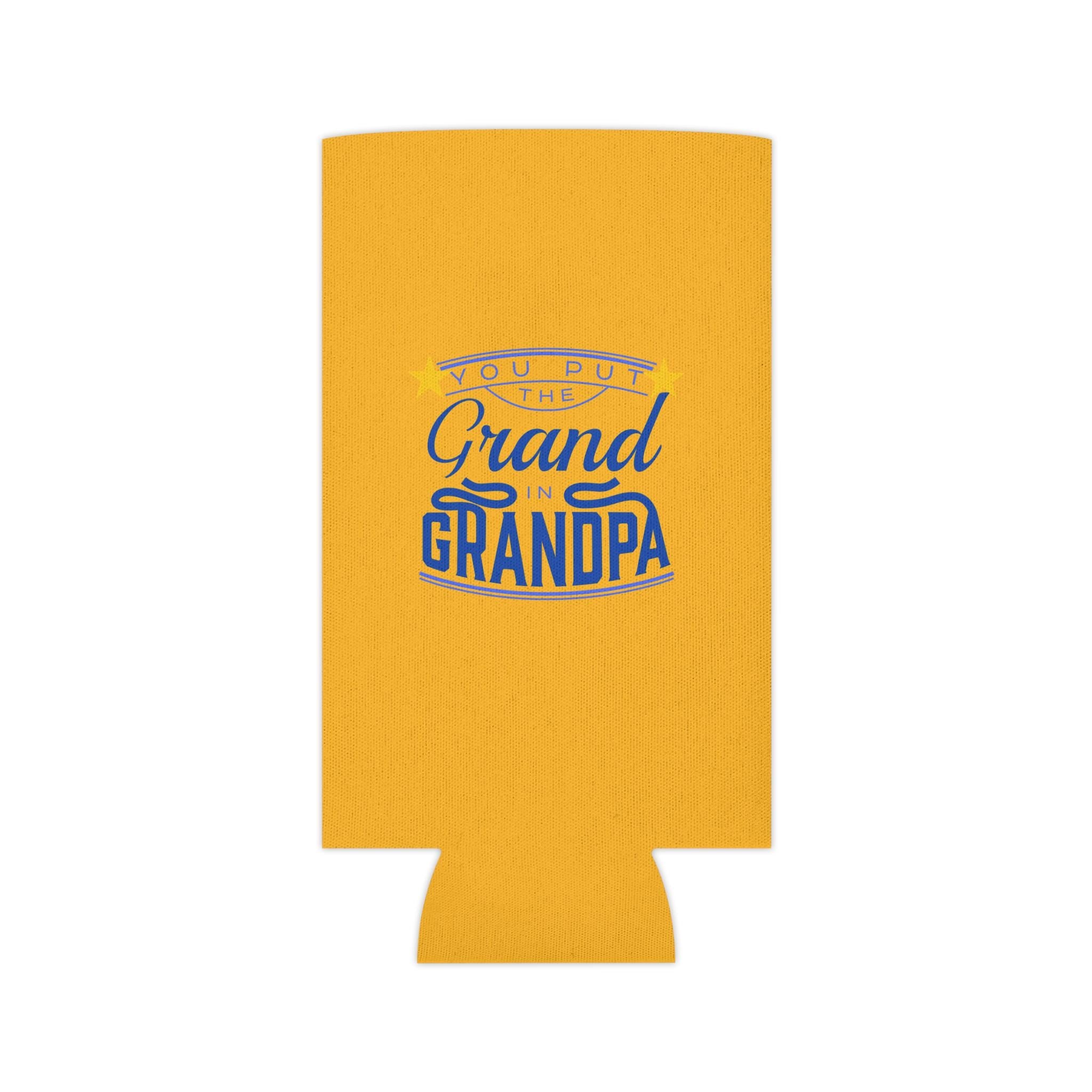 Can Cooler for Grandpa, Funny Gift for Grandfather, Outdoor BBQ Accessory, Party Favor, Beer Sleeve, Can Insulation