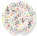 Musical Soapstone Car Coaster: Colorful Music Lover Gift