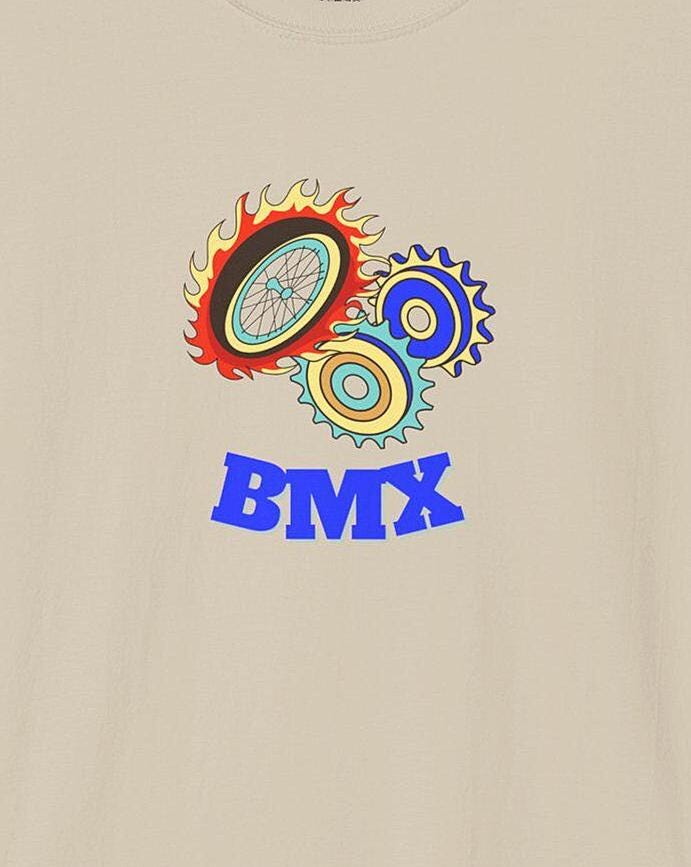 BMX Graphic T-Shirt: Unisex Cycling Style, Soft Cotton Tee
