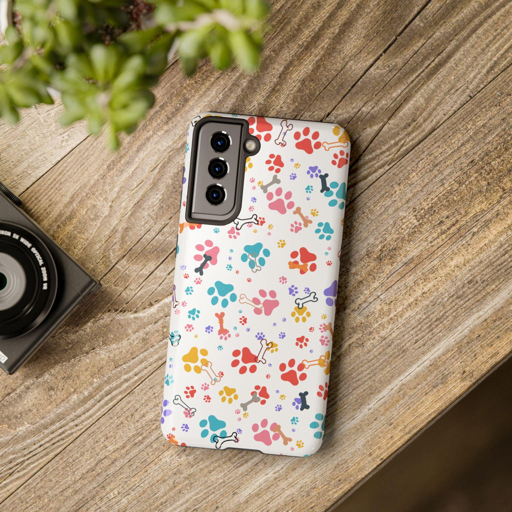 Cute Pet-Themed Tough Samsung Phone Cases for Animal Lovers, Dog Owner Gift, Pet Adoption Awareness, Fun & Colorful Design