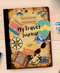 Travel Journal Sticker Cover: DIY Composition Notebook Cover (Digital Download)
