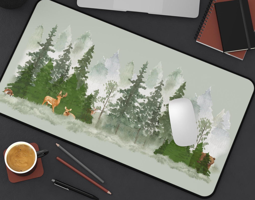 Forest Desk Mat: Eco-Friendly Workspace Accessory for Nature Lovers