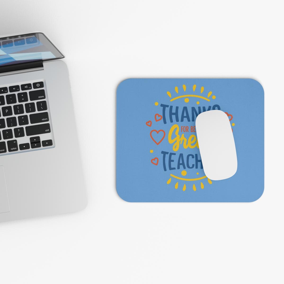 Dad My Hero Mouse Pad: Father's Day Desk Accessory