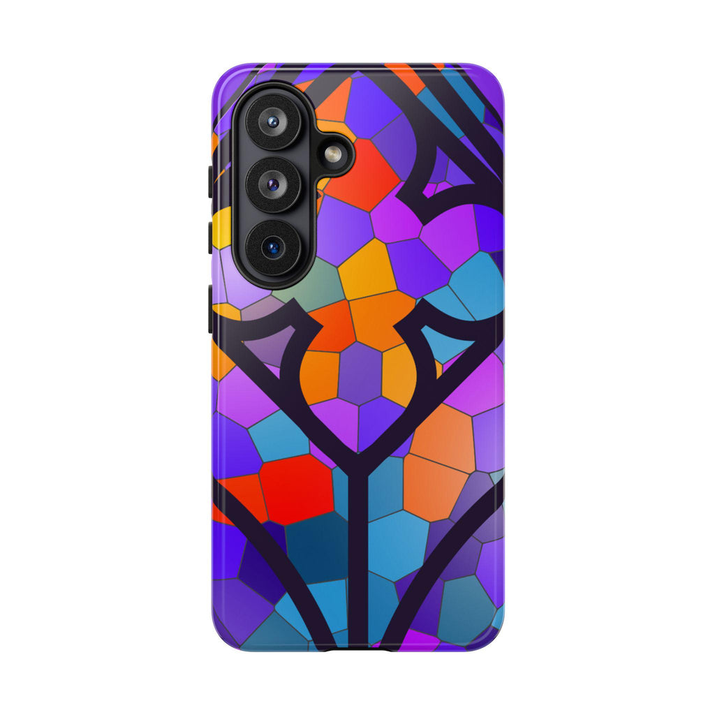 Faux Stained Glass Phone Case Samsung Galaxy | Google Pixel