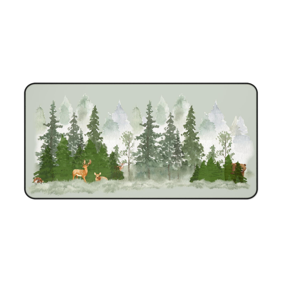 Forest Desk Mat: Eco-Friendly Workspace Accessory for Nature Lovers