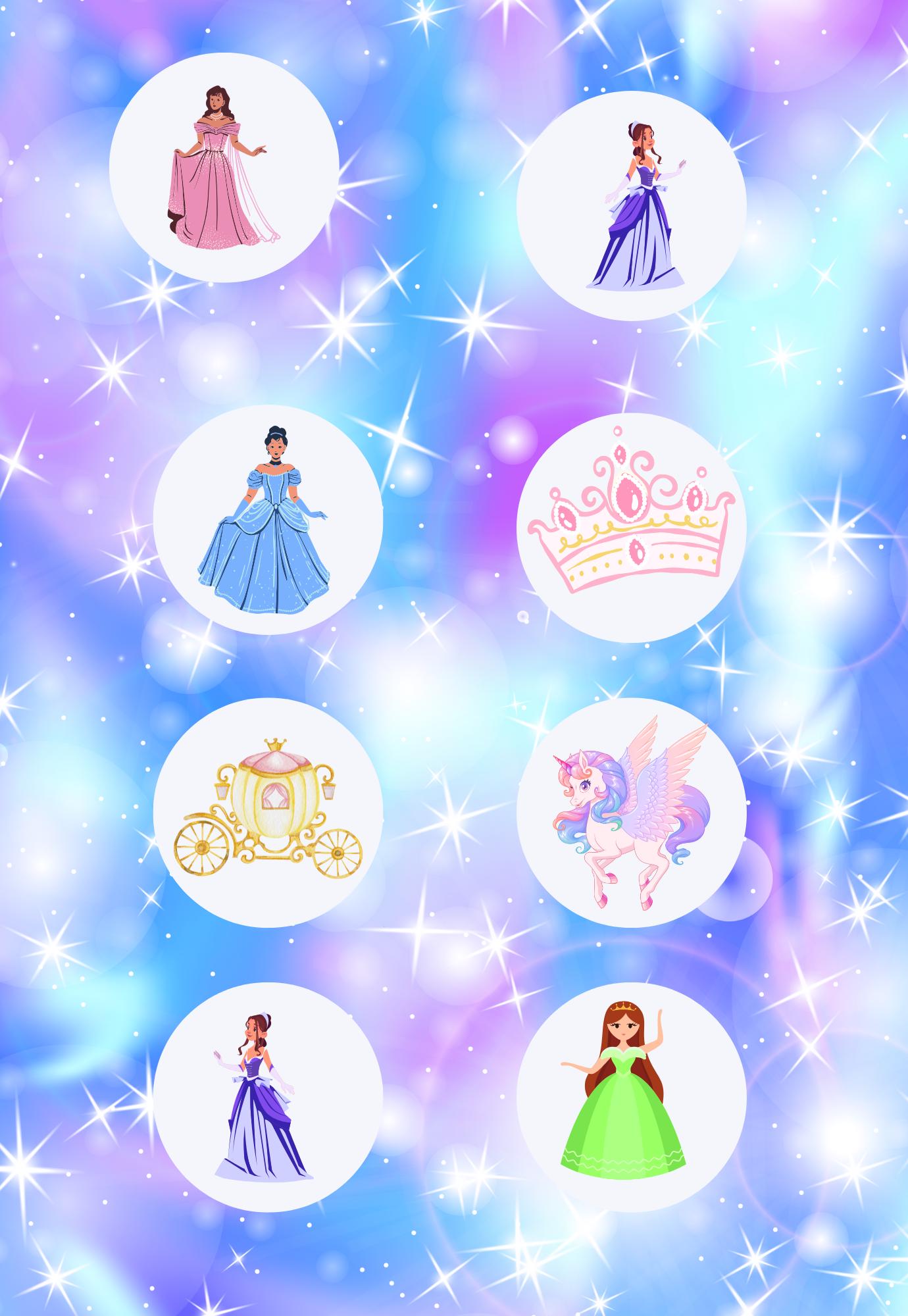 Princess Unicorn Composition Notebook Sticker Cover
