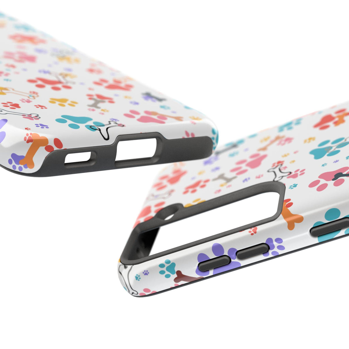Cute Pet-Themed Tough Samsung Phone Cases for Animal Lovers, Dog Owner Gift, Pet Adoption Awareness, Fun & Colorful Design
