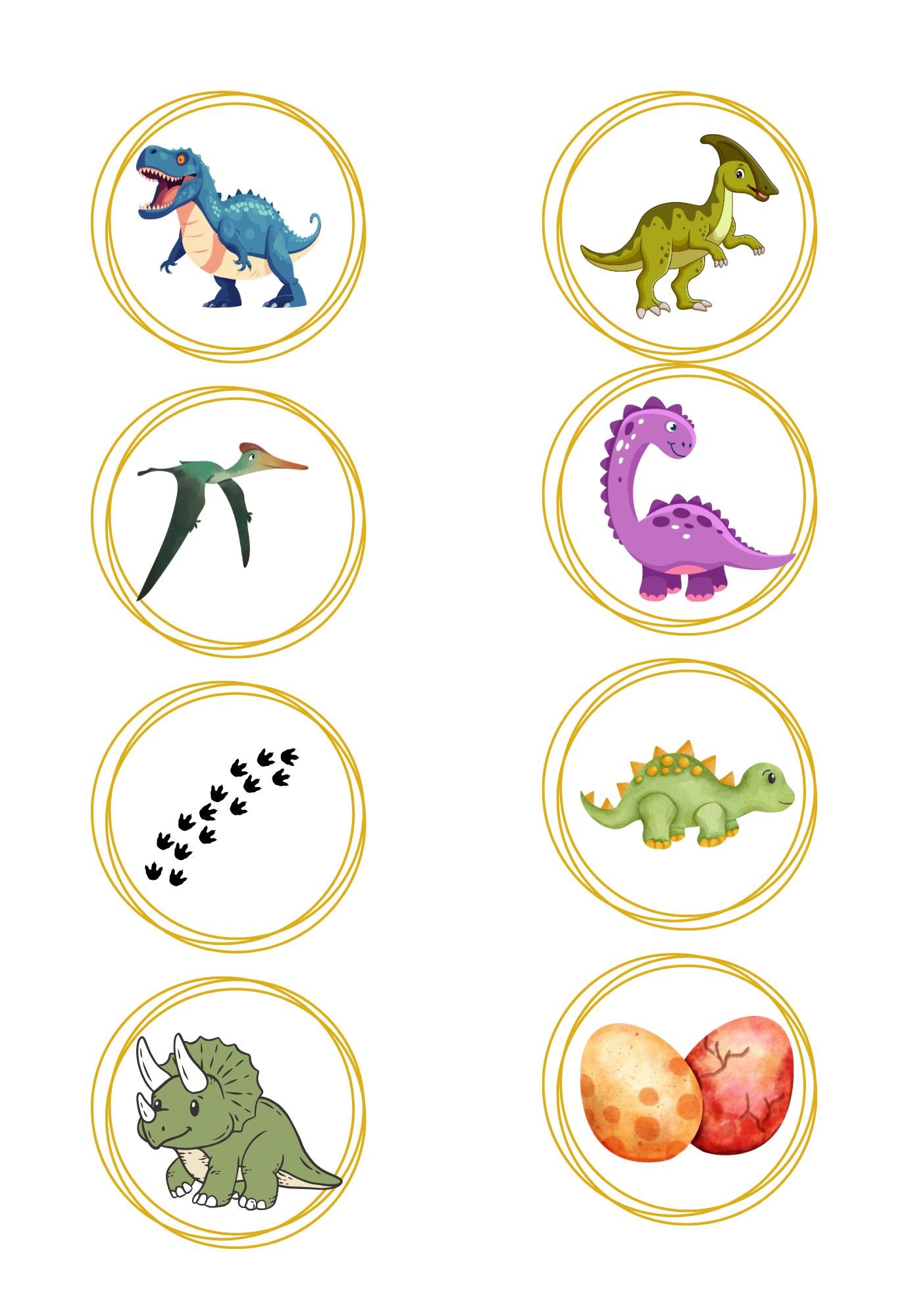 Dinosaur Composition Notebook Cover & Stickers: Printable School Supplies (Digital Download)
