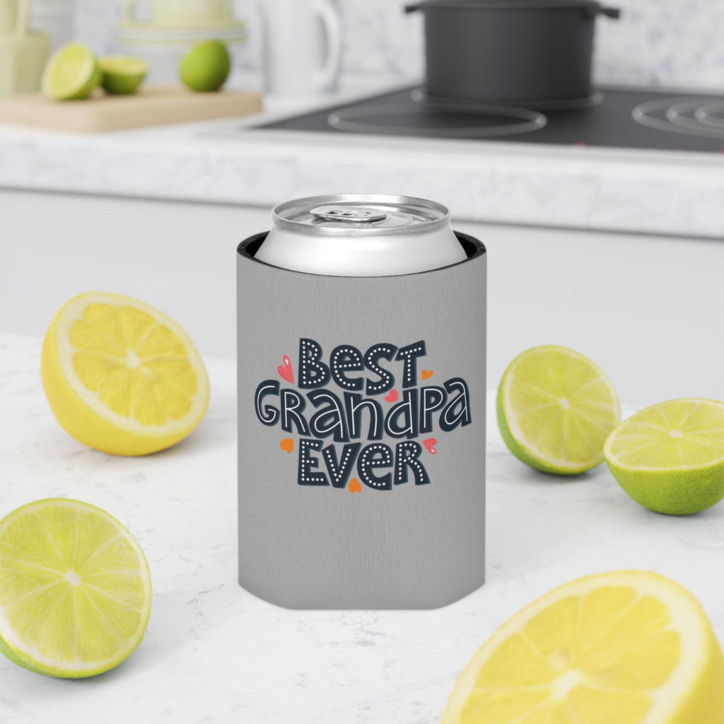 Best Grandpa Ever Can Cooler, Perfect Gift for Father's Day, Grandpa Birthday, BBQ Party, Family Gatherings, Cute Beverage Holder