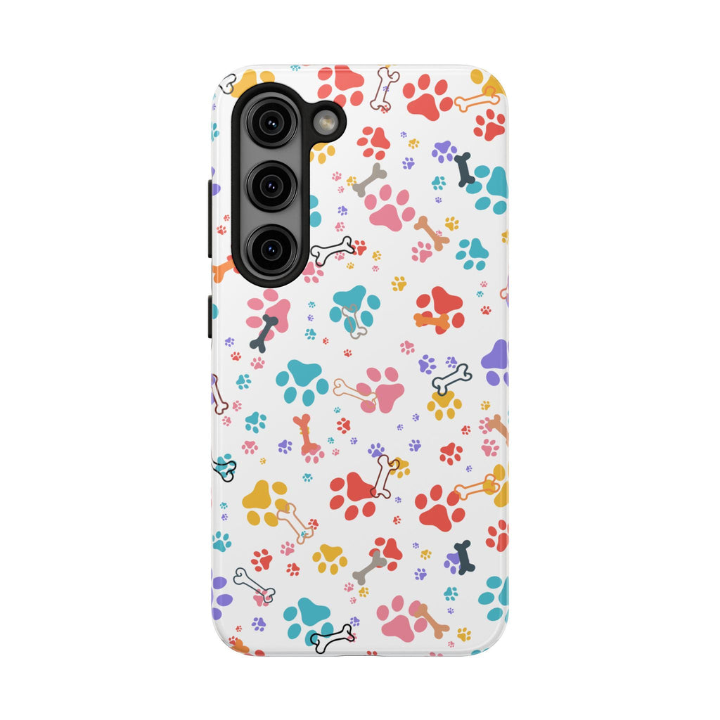 Cute Pet-Themed Tough Samsung Phone Cases for Animal Lovers, Dog Owner Gift, Pet Adoption Awareness, Fun & Colorful Design