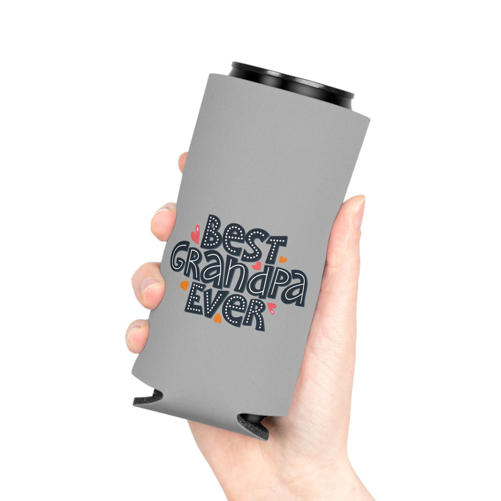 Best Grandpa Ever Can Cooler, Perfect Gift for Father's Day, Grandpa Birthday, BBQ Party, Family Gatherings, Cute Beverage Holder