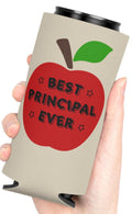 Best Principal Ever Can Cooler - Teacher Gift, School Party Supplies, Appreciation Gift, Fun Drink Holder, Unique Teacher's Day Gift
