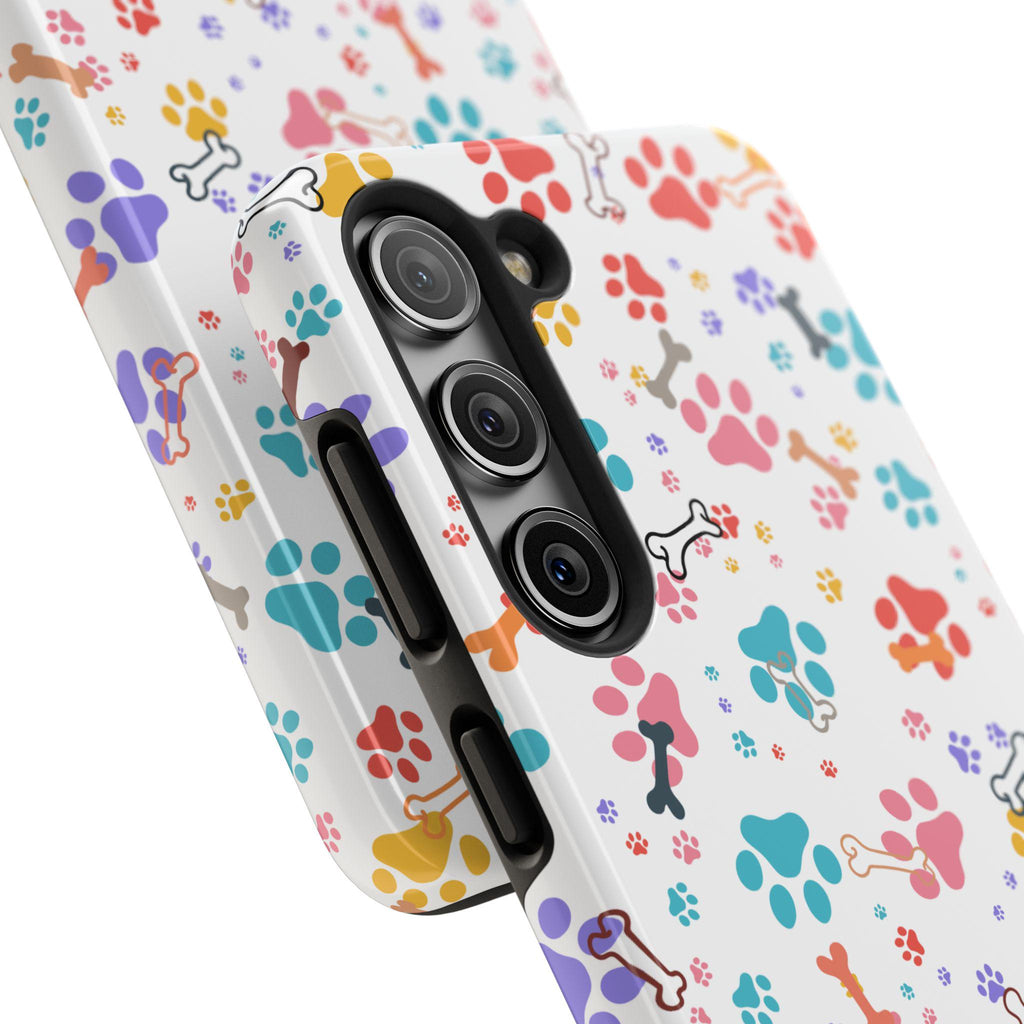 Cute Pet-Themed Tough Samsung Phone Cases for Animal Lovers, Dog Owner Gift, Pet Adoption Awareness, Fun & Colorful Design