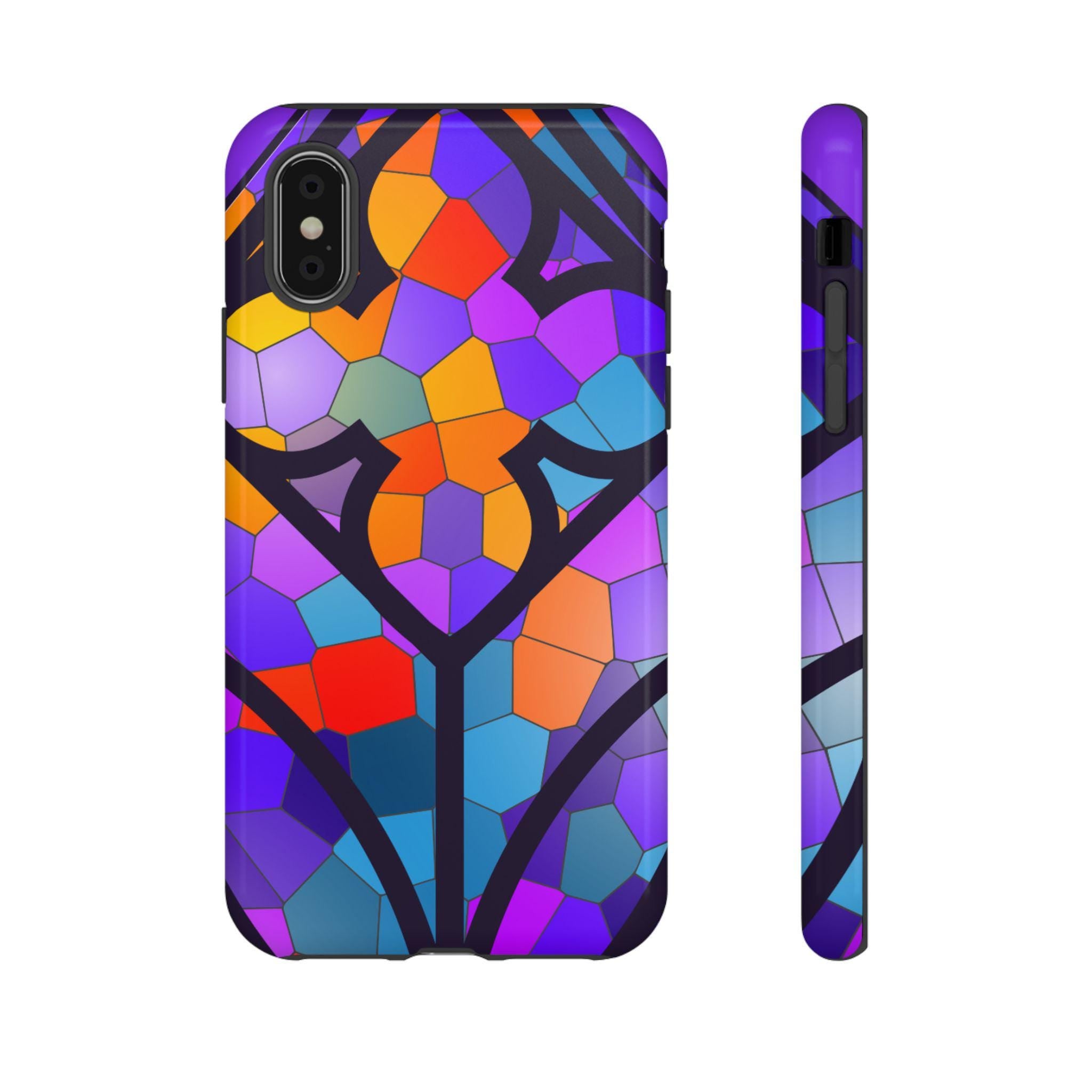 Stained Glass iPhone Case | Faux Stained Glass Phone Cover