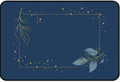 Floral Desk Mat: Elegant Workspace Accessory - Neoprene Desk Organizer
