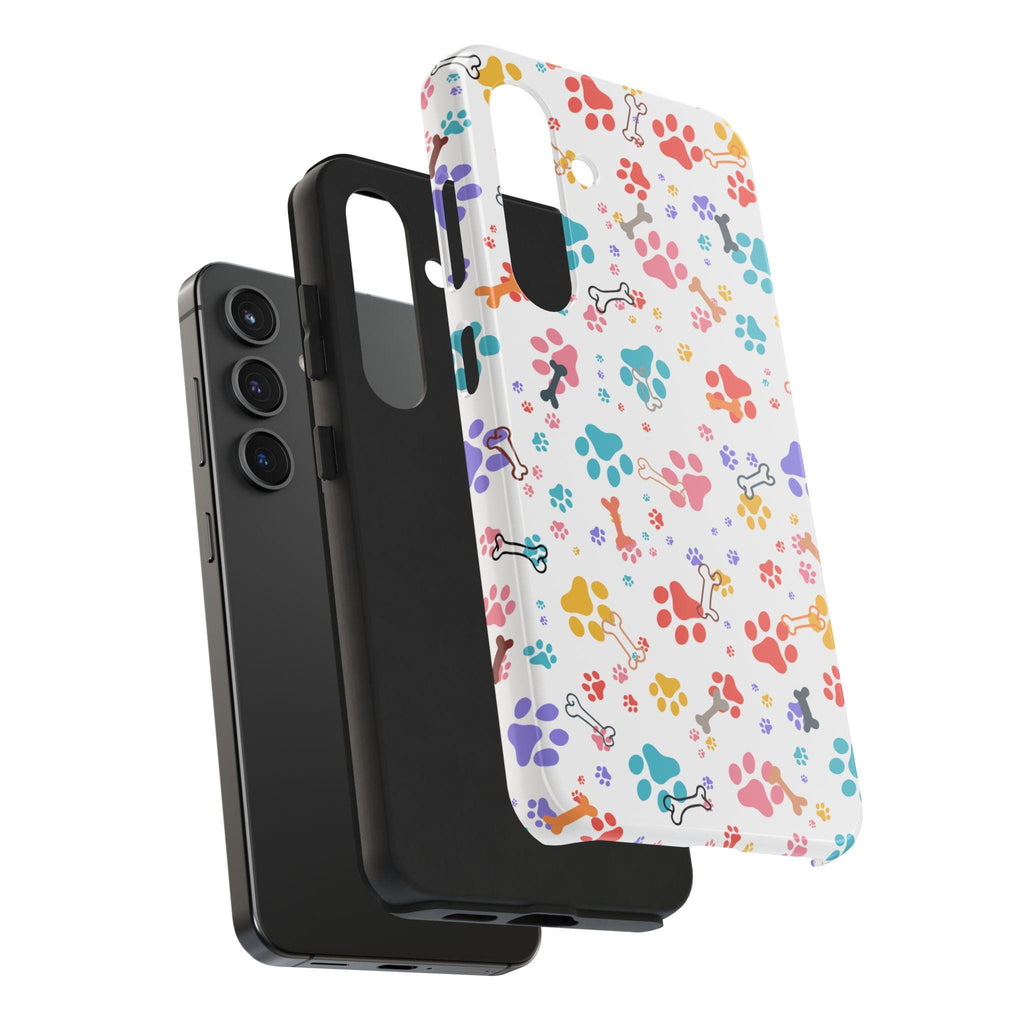 Cute Pet-Themed Tough Samsung Phone Cases for Animal Lovers, Dog Owner Gift, Pet Adoption Awareness, Fun & Colorful Design