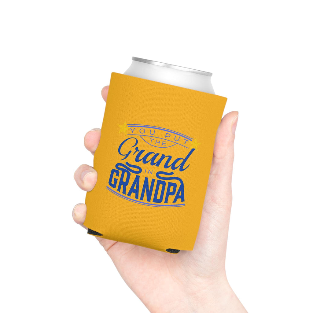 Can Cooler for Grandpa, Funny Gift for Grandfather, Outdoor BBQ Accessory, Party Favor, Beer Sleeve, Can Insulation