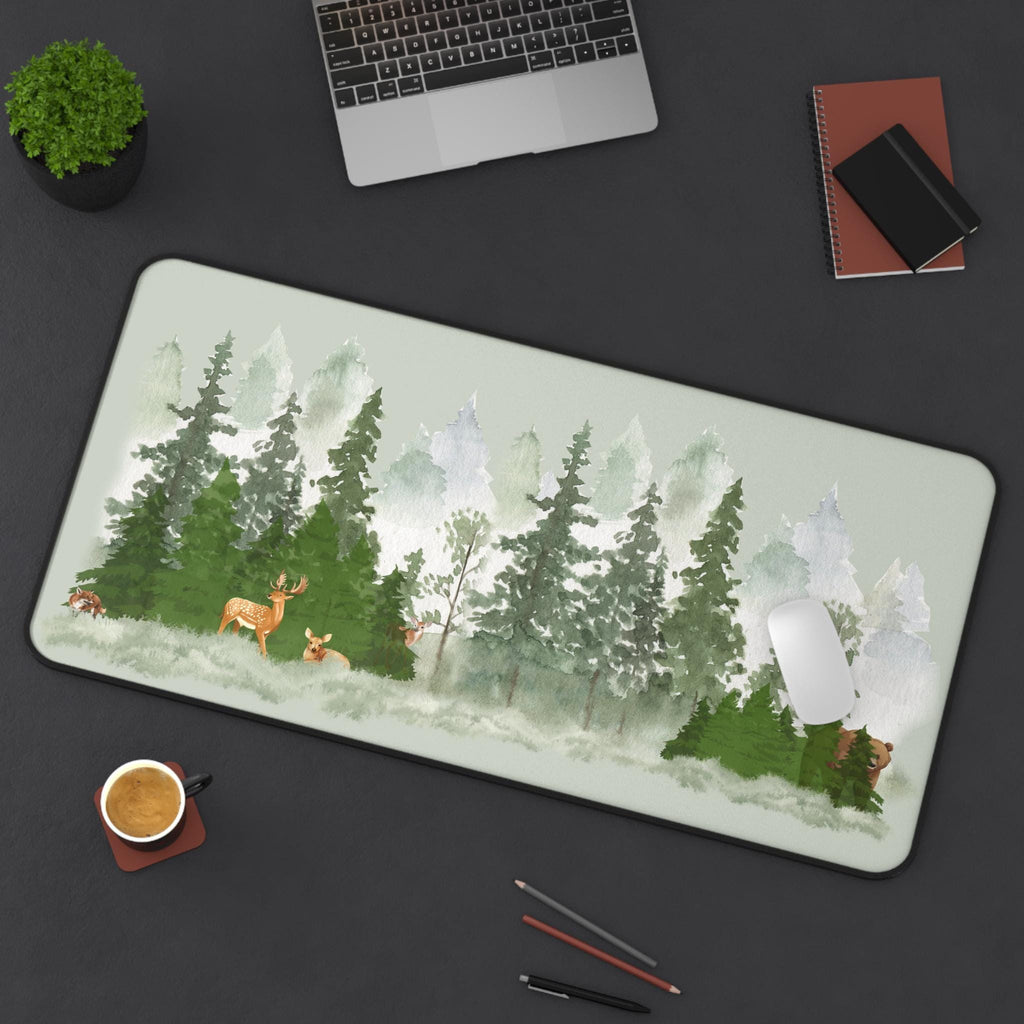 Forest Desk Mat: Eco-Friendly Workspace Accessory for Nature Lovers