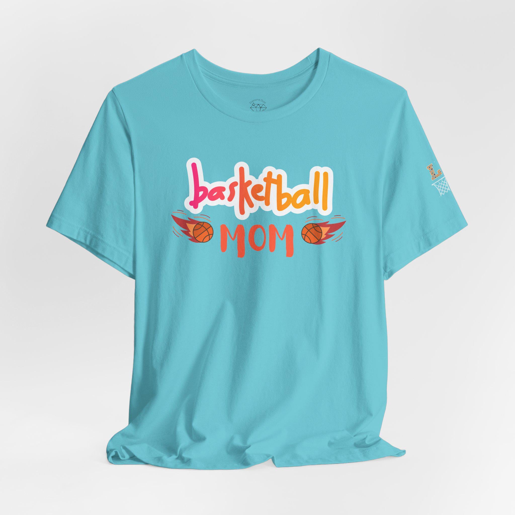 Basketball Mom Tee: Unisex Jersey Cotton Sports Shirt