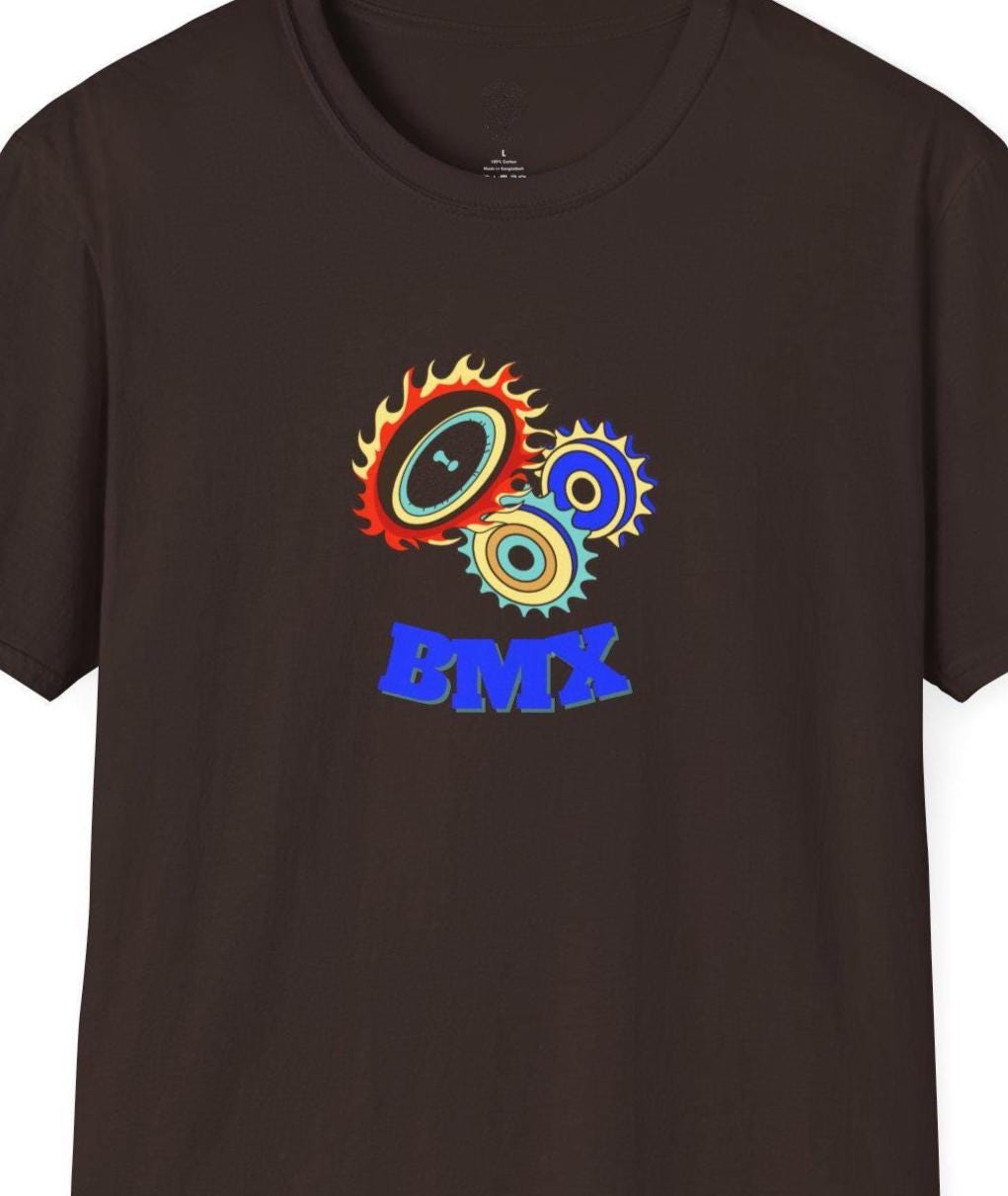 BMX Graphic T-Shirt: Unisex Cycling Style, Soft Cotton Tee