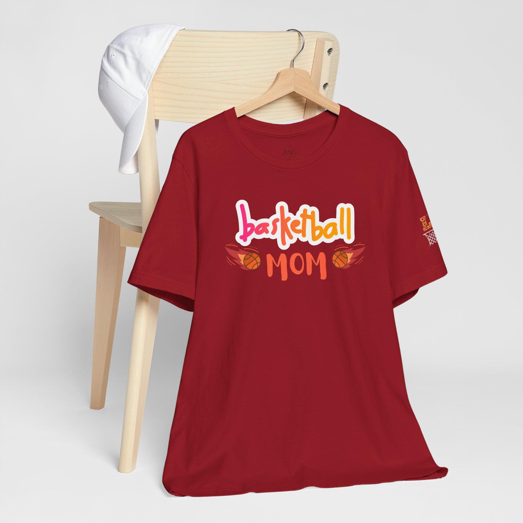 Basketball Mom Tee: Unisex Jersey Cotton Sports Shirt