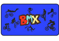 BMX Desk Mat: Colorful Cycling Gift for Gamers & Creatives