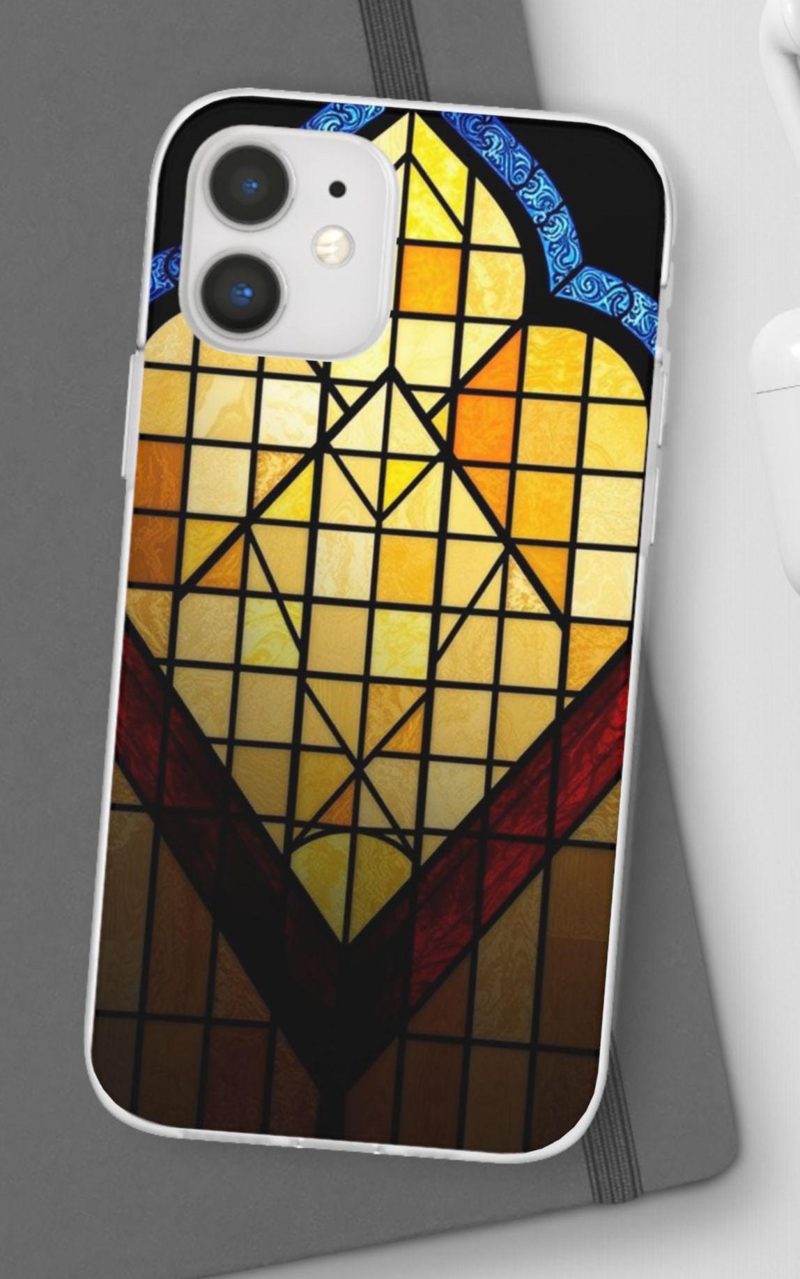 Faux Stained Glass iPhone Case: Artistic, Slim, Protective