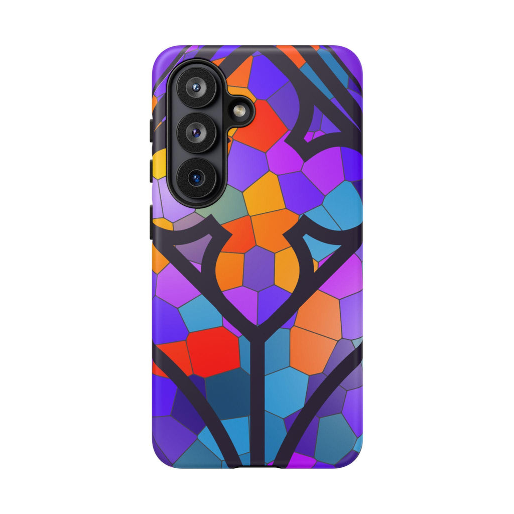 Faux Stained Glass Phone Case Samsung Galaxy | Google Pixel