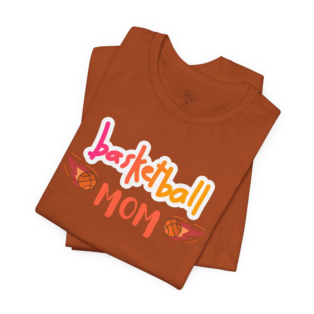Basketball Mom Tee: Unisex Jersey Cotton Sports Shirt