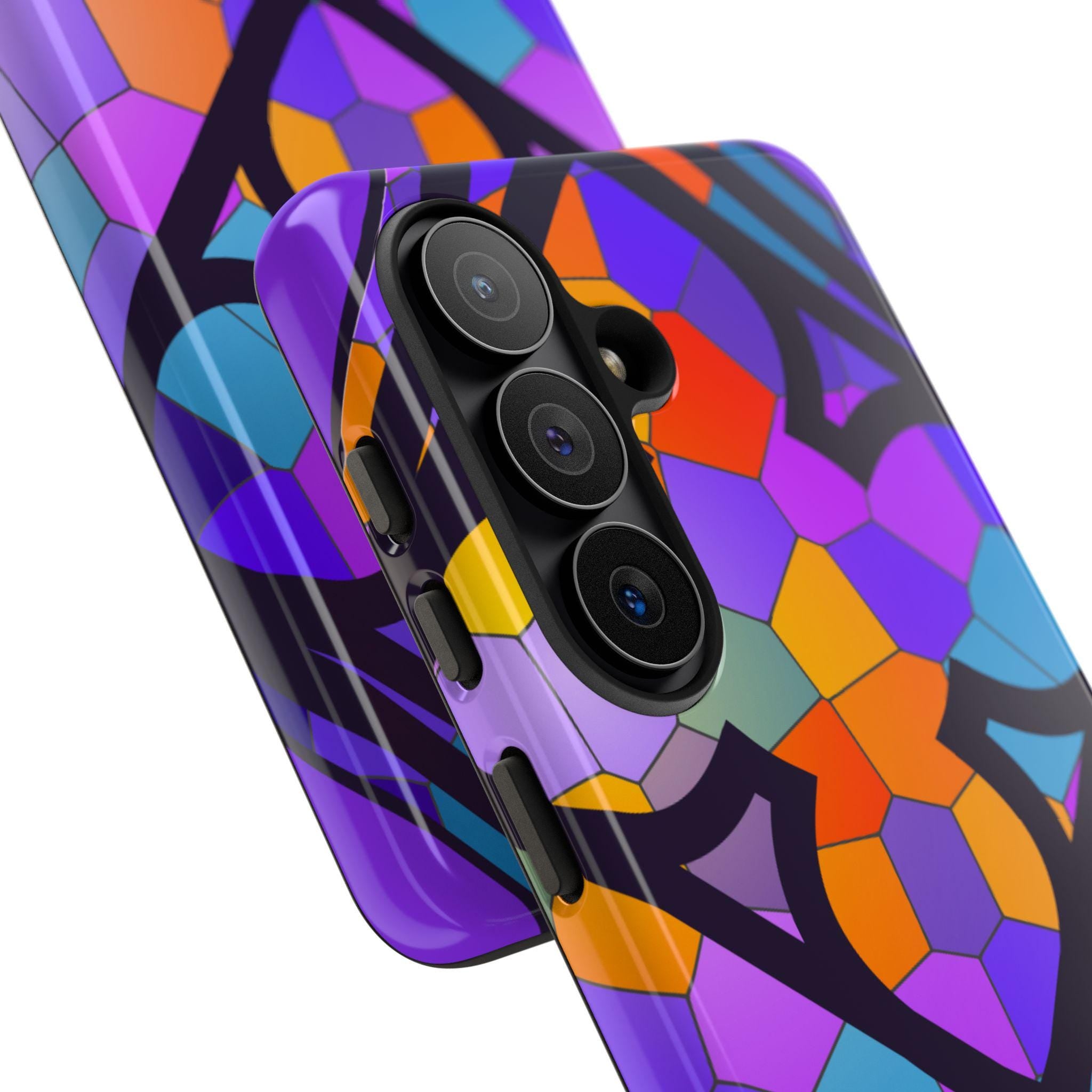Faux Stained Glass Phone Case Samsung Galaxy | Google Pixel