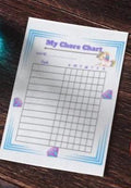 Chore Chart - unicorn and jewels