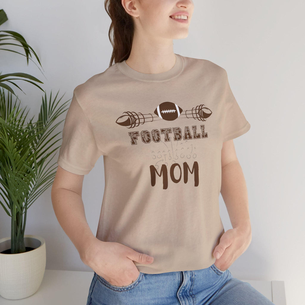 Football Mom Tee: Game Day Comfort - Unisex Cotton Jersey