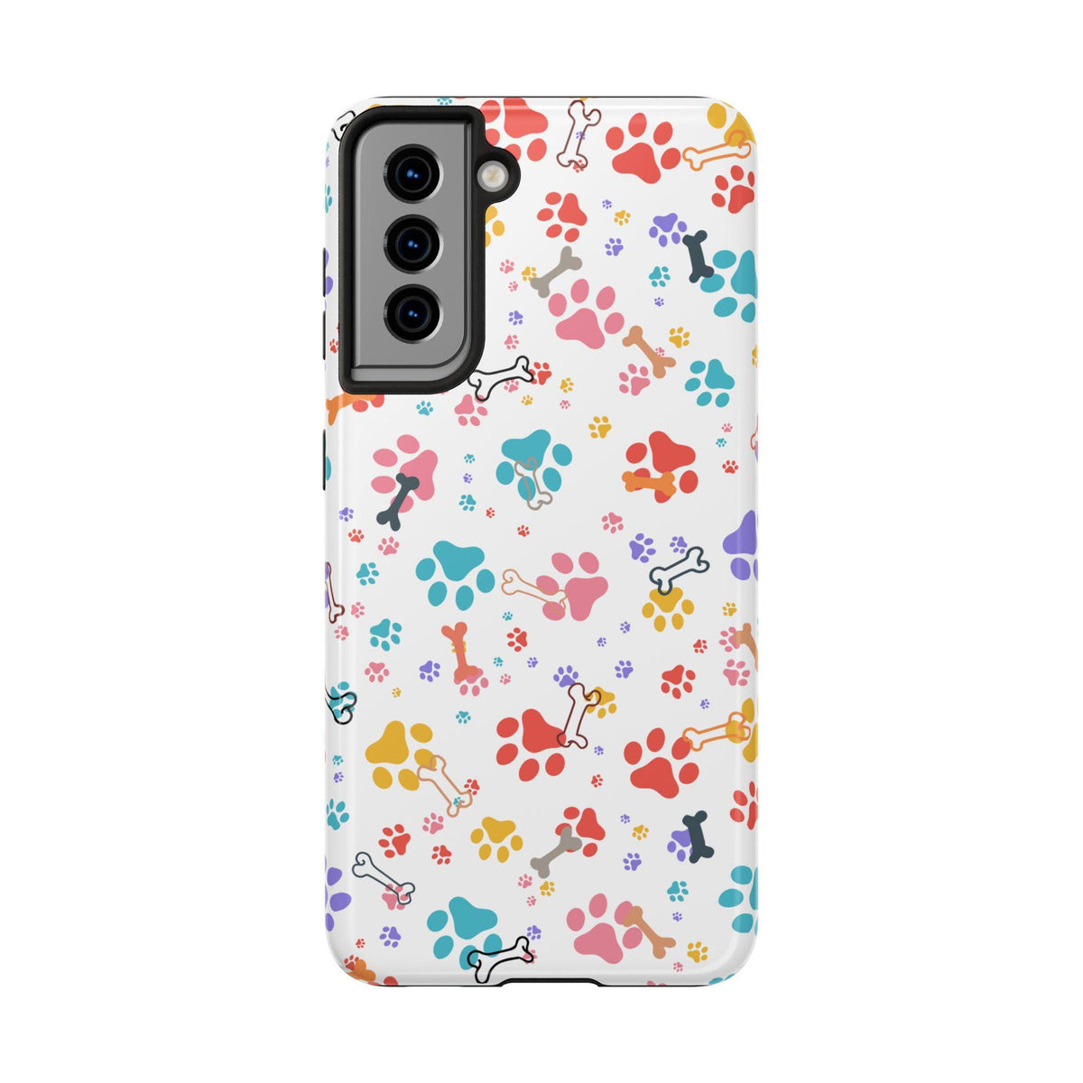 Cute Pet-Themed Tough Samsung Phone Cases for Animal Lovers, Dog Owner Gift, Pet Adoption Awareness, Fun & Colorful Design