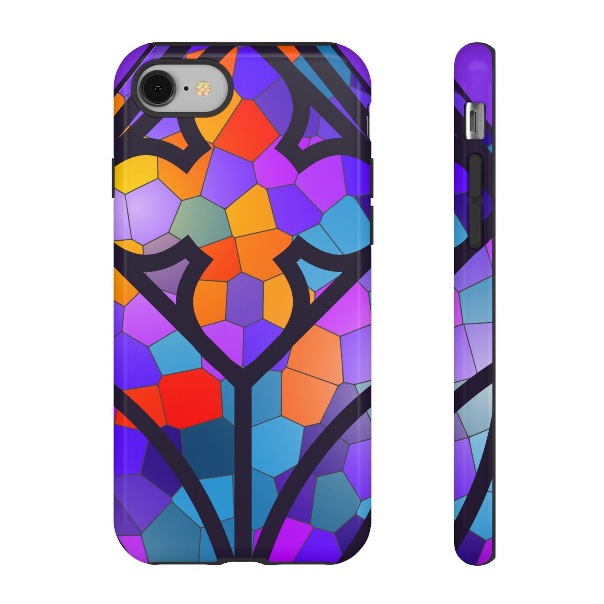 Stained Glass iPhone Case | Faux Stained Glass Phone Cover