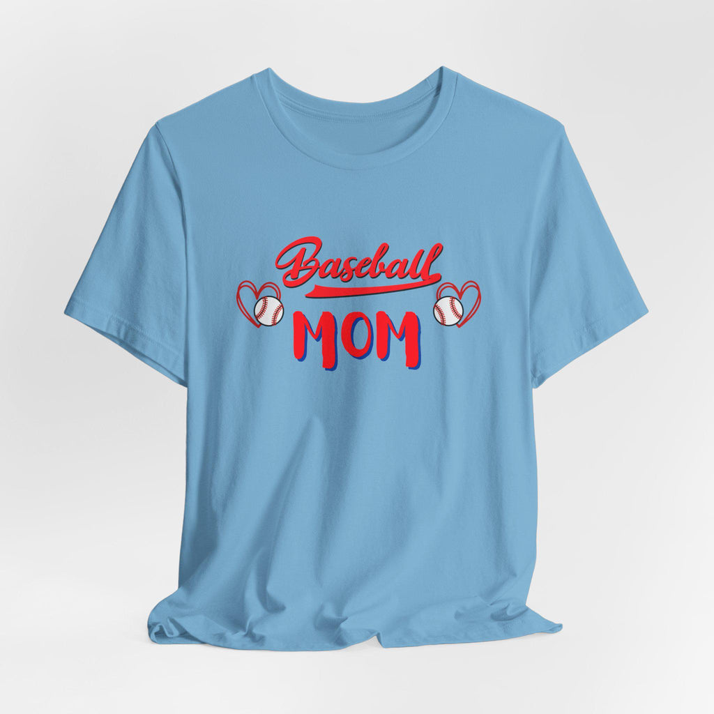 Baseball Mom T-Shirt: Soft Cotton Jersey Tee for Game Days