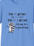 Funny Raccoon T-Shirt: It's a Good Day - Unisex Softstyle Tee