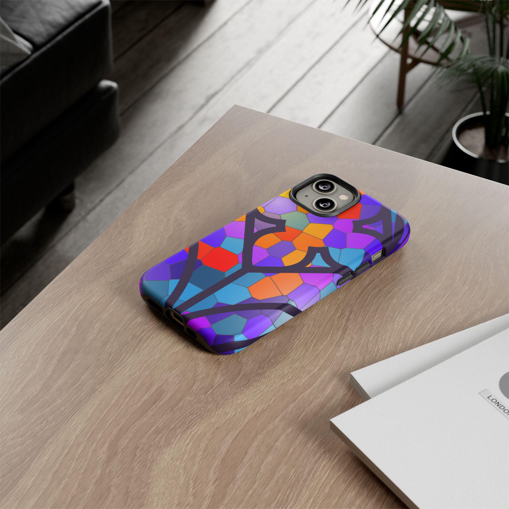 Stained Glass iPhone Case | Faux Stained Glass Phone Cover