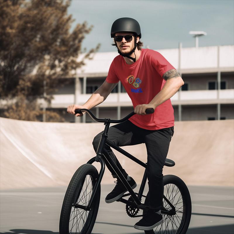 BMX Graphic T-Shirt: Unisex Cycling Style, Soft Cotton Tee