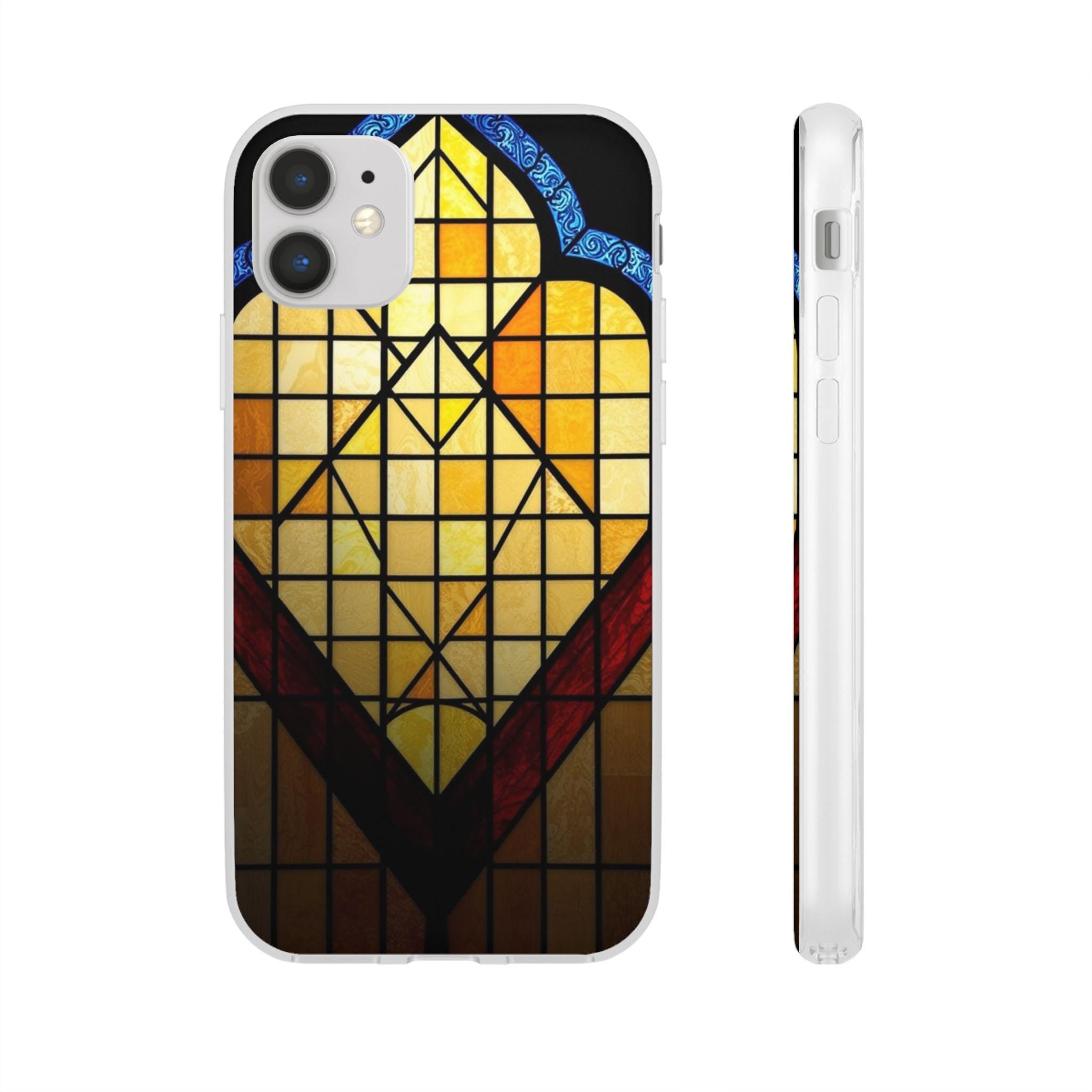 Faux Stained Glass iPhone Case: Artistic, Slim, Protective