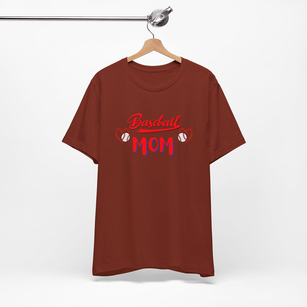 Baseball Mom T-Shirt: Soft Cotton Jersey Tee for Game Days