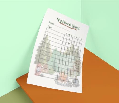 Camping Chore Chart: Kids' Task Tracker (PDF Download)