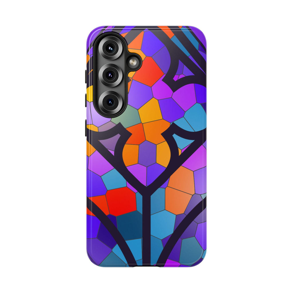 Faux Stained Glass Phone Case Samsung Galaxy | Google Pixel