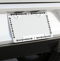 Custom Dog Paw License Plate Frame: Pet Lover Car Decor