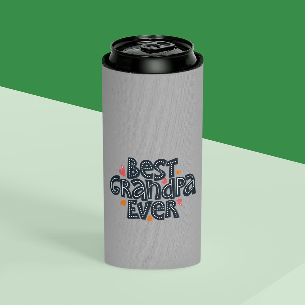 Best Grandpa Ever Can Cooler, Perfect Gift for Father's Day, Grandpa Birthday, BBQ Party, Family Gatherings, Cute Beverage Holder